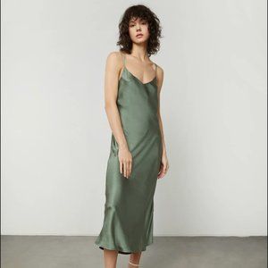 Oak + Fort Midi Slip Dress Medium